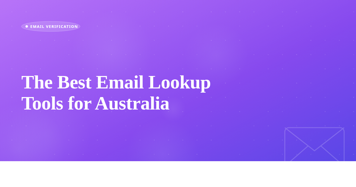 The Best Email Lookup Tools for Australia