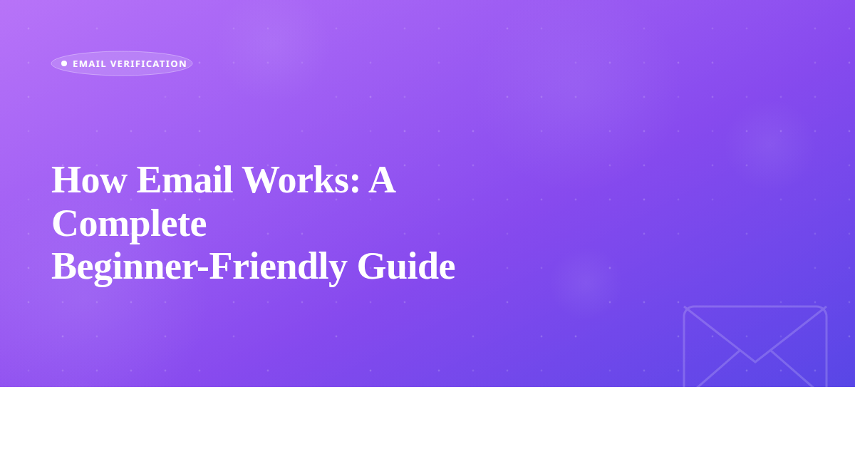 How Email Works: A Complete Beginner-Friendly Guide